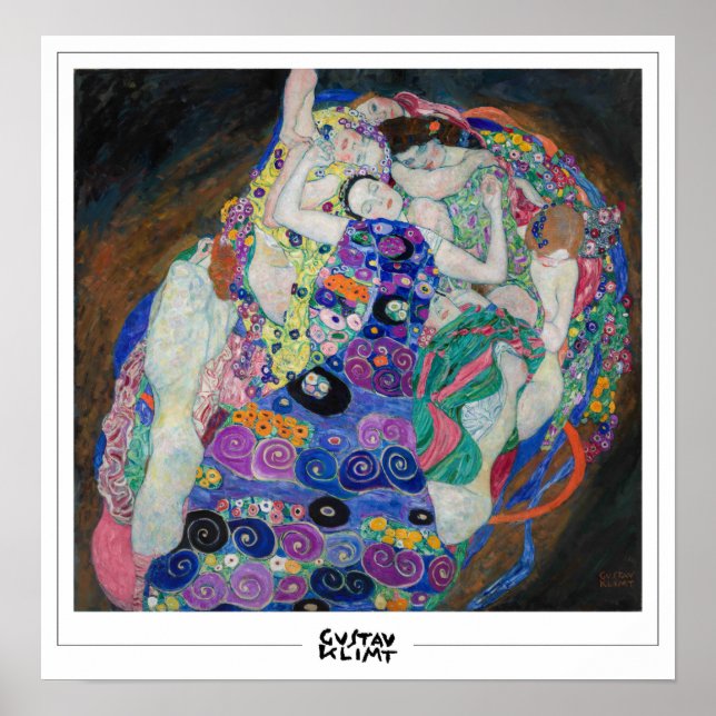 Póster de arte de Zedign de Gustav Klimt #8 (Frente)
