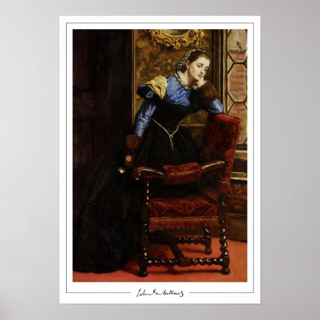 Póster de arte de Zedign de John Everett Millais # (Frente)