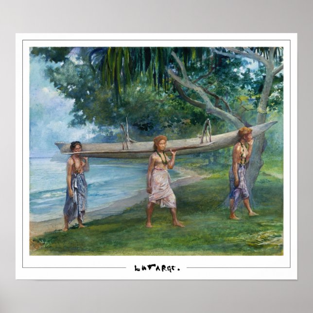 Póster de arte de Zedign de John La Farge #10 (Frente)