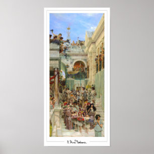 Póster de arte de Zedign de Lawrence Alma-Tadema #