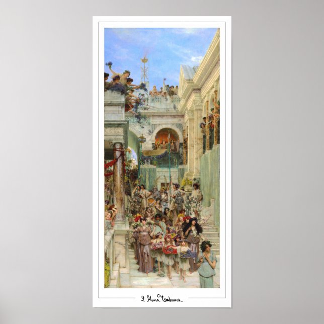 Póster de arte de Zedign de Lawrence Alma-Tadema # (Frente)