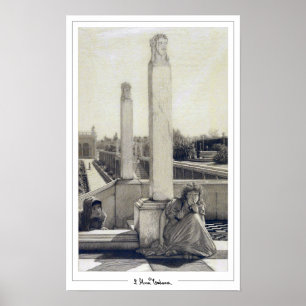 Póster de arte de Zedign de Lawrence Alma-Tadema #