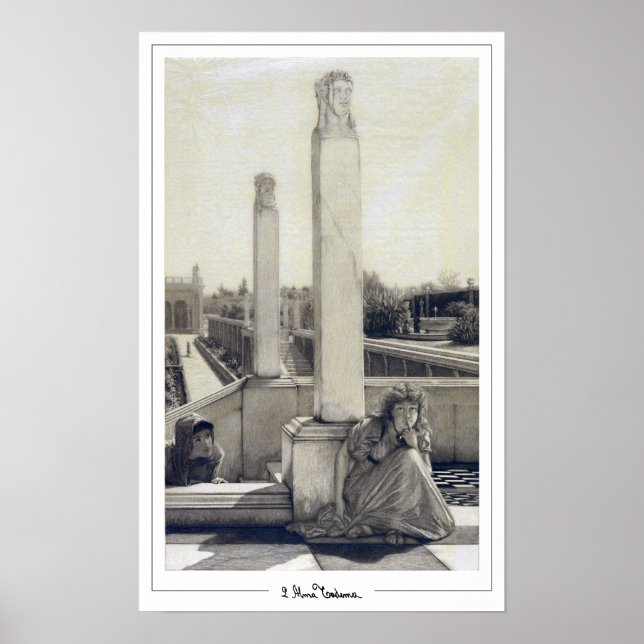 Póster de arte de Zedign de Lawrence Alma-Tadema # (Frente)