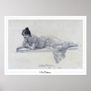 Póster de arte de Zedign de Lawrence Alma-Tadema #