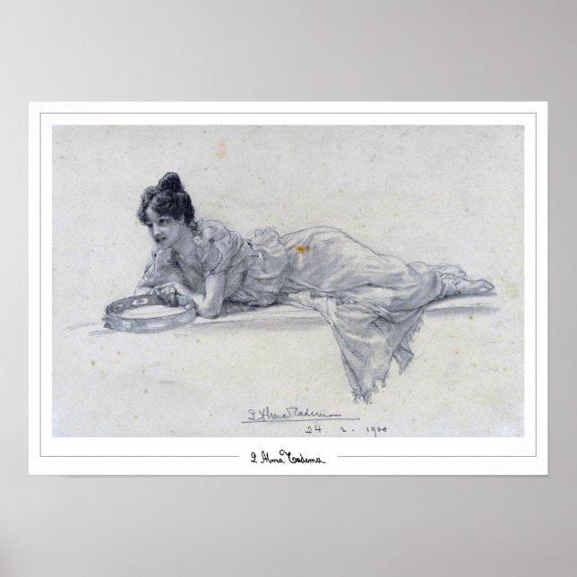 Póster de arte de Zedign de Lawrence Alma-Tadema # (Frente)