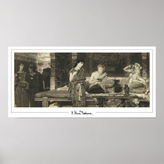 Póster de arte de Zedign de Lawrence Alma-Tadema # (Frente)