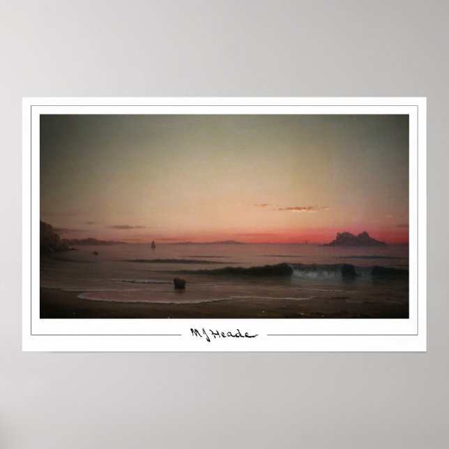 Póster de arte de Zedign de Martin Johnson Heade # (Frente)