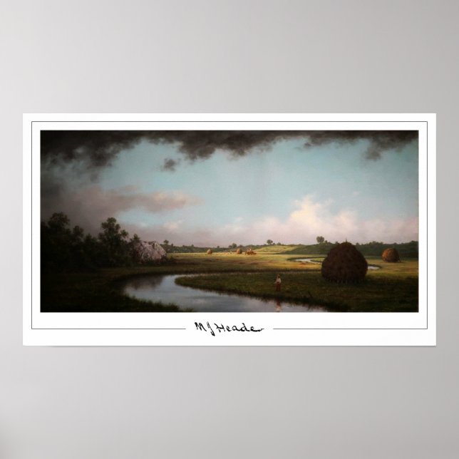 Póster de arte de Zedign de Martin Johnson Heade # (Frente)