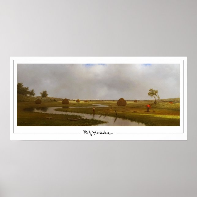 Póster de arte de Zedign de Martin Johnson Heade # (Frente)