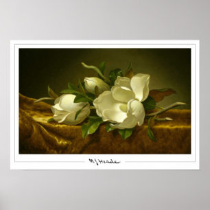 Póster de arte de Zedign de Martin Johnson Heade #