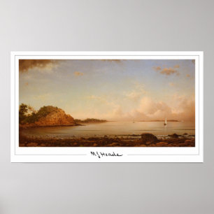 Póster de arte de Zedign de Martin Johnson Heade #