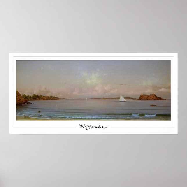 Póster de arte de Zedign de Martin Johnson Heade # (Frente)