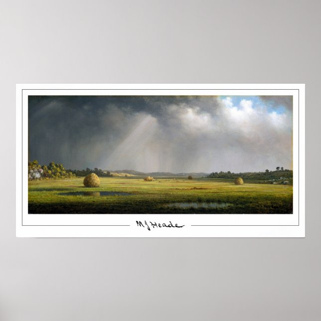 Póster de arte de Zedign de Martin Johnson Heade # (Frente)