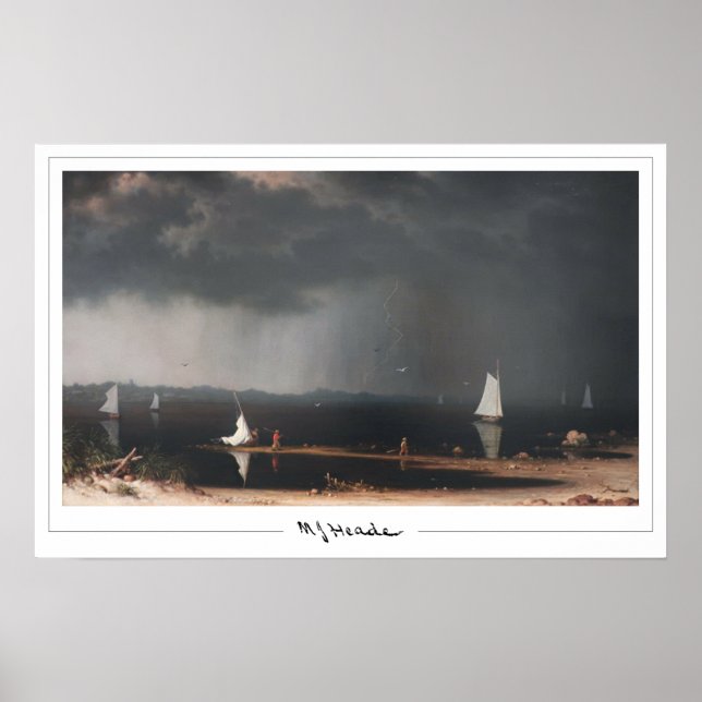 Póster de arte de Zedign de Martin Johnson Heade # (Frente)