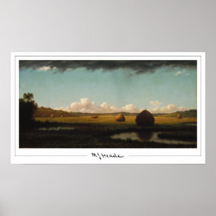 Póster de arte de Zedign de Martin Johnson Heade #