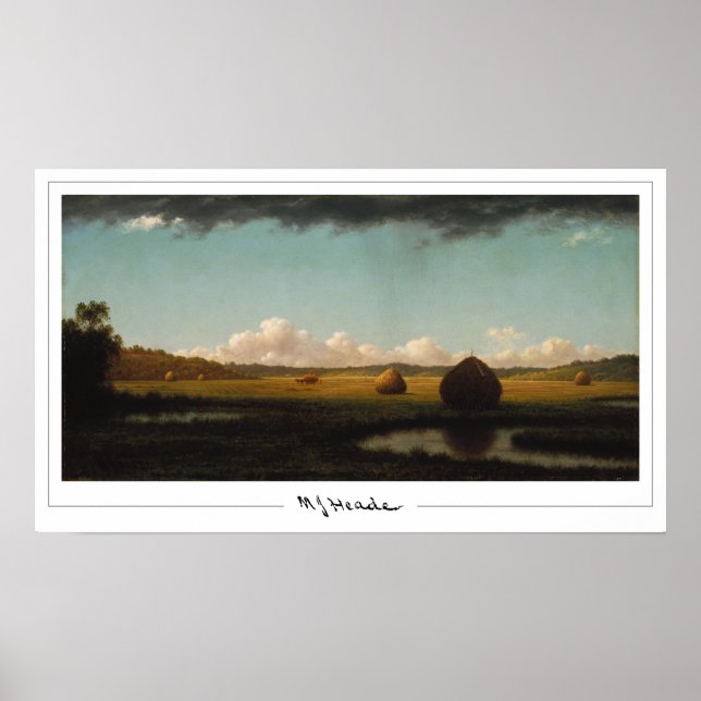 Póster de arte de Zedign de Martin Johnson Heade # (Frente)