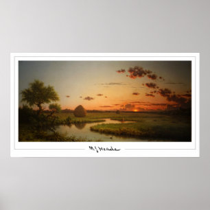 Póster de arte de Zedign de Martin Johnson Heade #