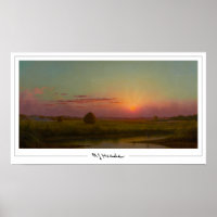 Póster de arte de Zedign de Martin Johnson Heade #