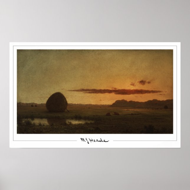 Póster de arte de Zedign de Martin Johnson Heade # (Frente)