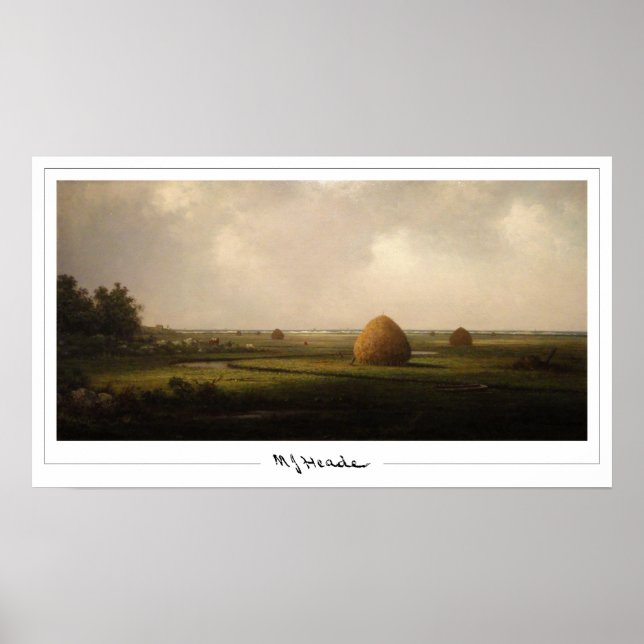 Póster de arte de Zedign de Martin Johnson Heade # (Frente)
