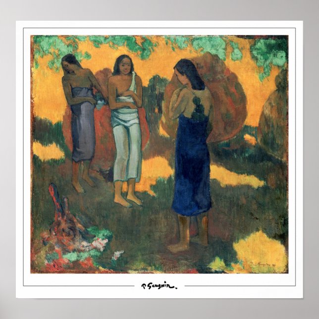 Póster de arte de Zedign de Paul Gauguin #93 (Frente)