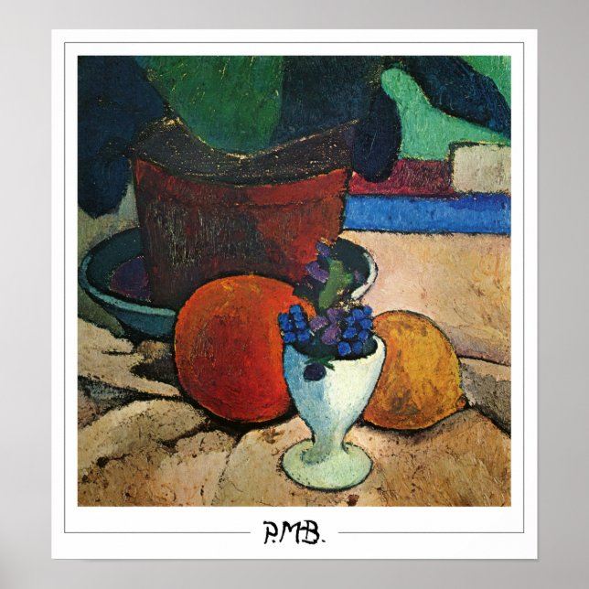 Póster de arte de Zedign de Paula Modersohn-Becker (Frente)