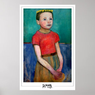 Póster de arte de Zedign de Paula Modersohn-Becker