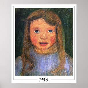 Póster de arte de Zedign de Paula Modersohn-Becker