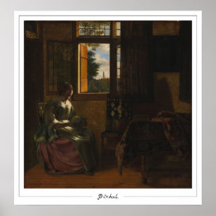 Póster de Arte de Zedign de Pieter de Hooch #150