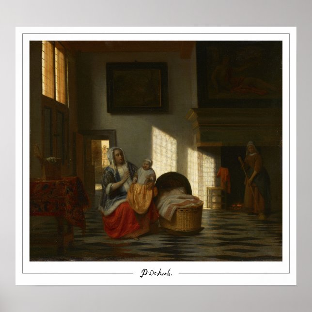 Póster de arte de Zedign de Pieter de Hooch #56 (Frente)