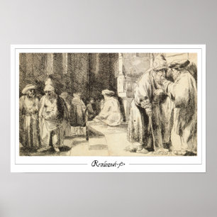 Póster de arte de Zedign de Rembrandt van Rijn #11