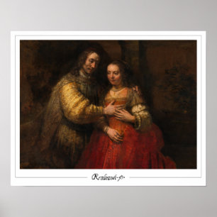 Póster de arte de Zedign de Rembrandt van Rijn #22