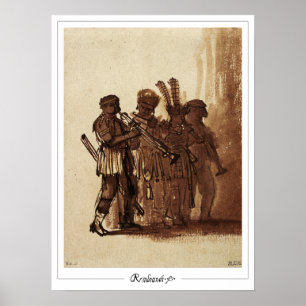 Póster de arte de Zedign de Rembrandt van Rijn #53
