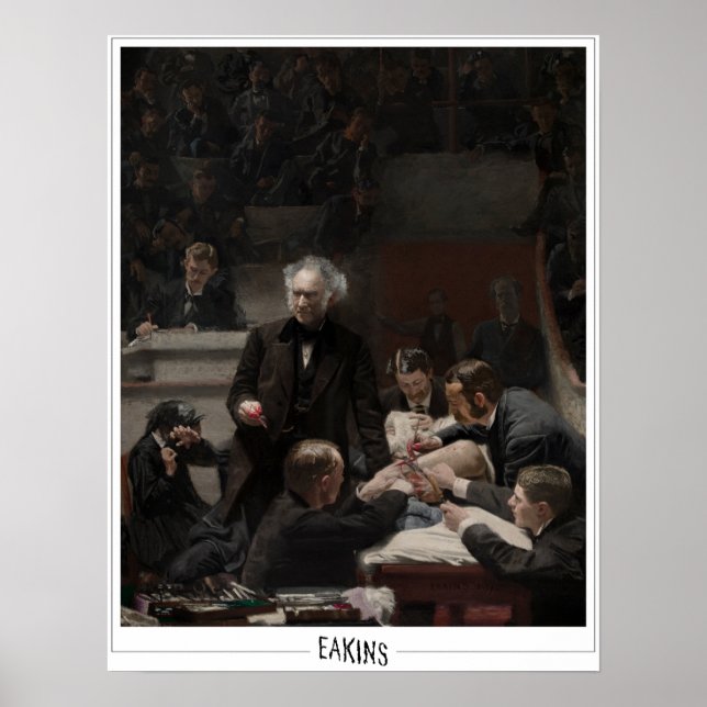 Póster de arte de Zedign de Thomas Eakins #15 (Frente)
