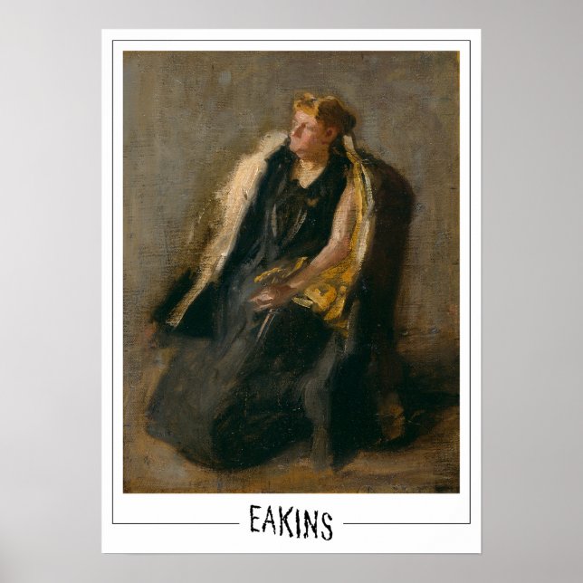 Póster de arte de Zedign de Thomas Eakins #2 (Frente)