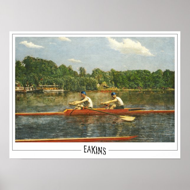 Póster de arte de Zedign de Thomas Eakins #3 (Frente)