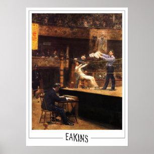 Póster de arte de Zedign de Thomas Eakins #350