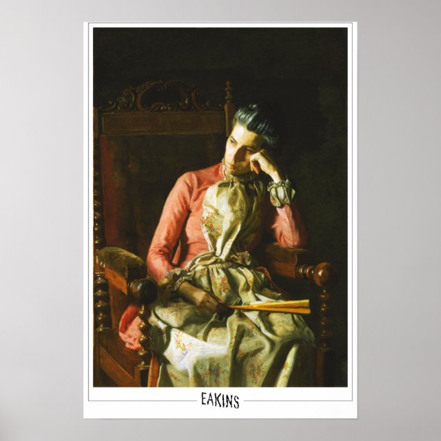 Póster de arte de Zedign de Thomas Eakins #8 (Frente)