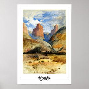 Póster de arte de Zedign de Thomas Moran #11