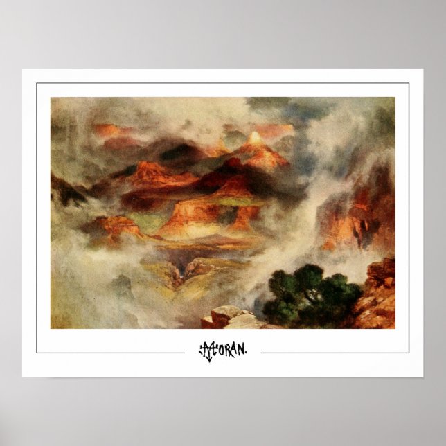 Póster de arte de Zedign de Thomas Moran #12 (Frente)