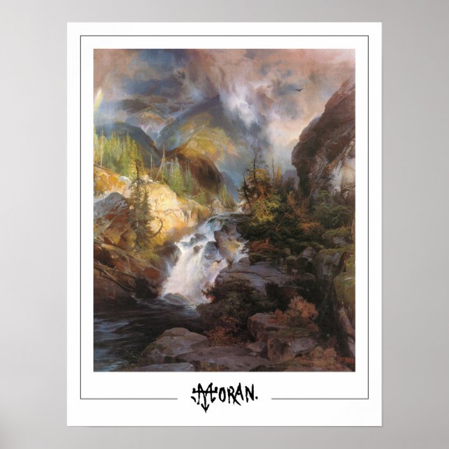 Póster de arte de Zedign de Thomas Moran #13 (Frente)
