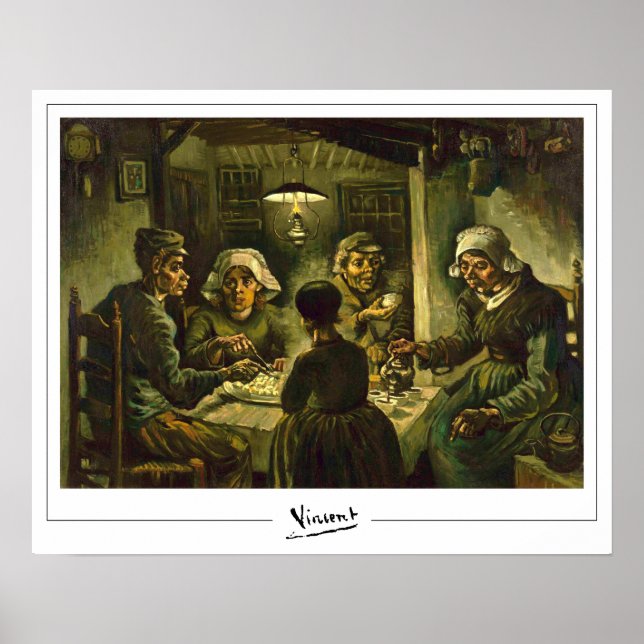 Póster de arte de Zedign de Vincent Van Gogh #56 (Frente)