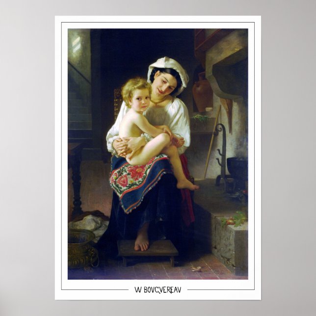 Póster de arte de Zedign de William-Adolphe Bougue (Frente)