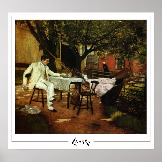 Póster de arte de Zedign de William Merritt Chase  (Frente)