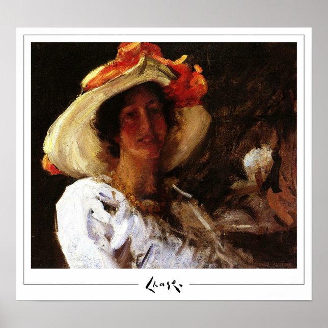 Póster de arte de Zedign de William Merritt Chase  (Frente)