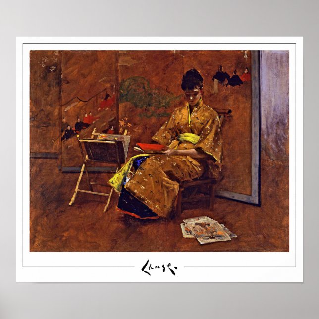 Póster de arte de Zedign de William Merritt Chase  (Frente)