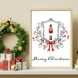 Poster de arte del Escudo clásico Nutcracker