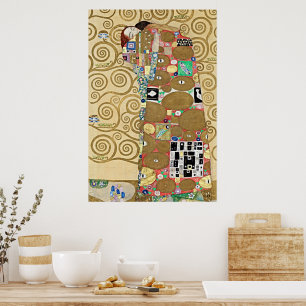 Póster de arte del Friso Stoclet de Gustav Klimt C