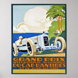 Poster de arte del gran premio de arte del automóv