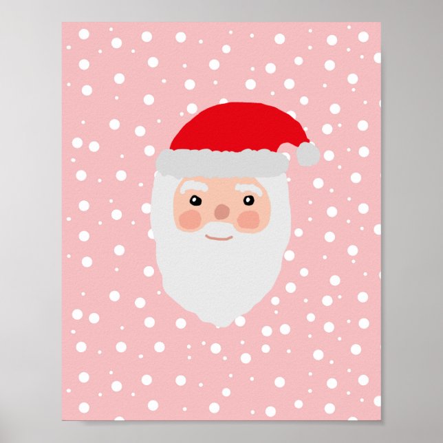Poster de arte del Ilustracion Santa Painting Joll (Frente)